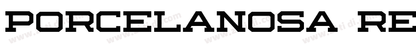 Porcelanosa Regular字体转换